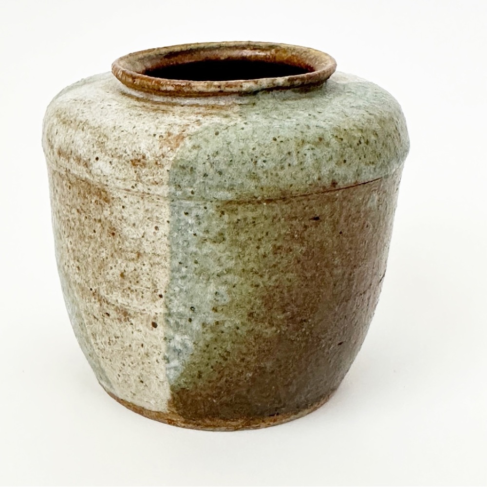 Small Handmade Pottery Vase Home Decor Shelf Sitter Trinket